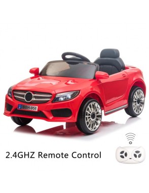 12V Kids Ride On Car 2.4GHZ Remote Control LED Lights Red