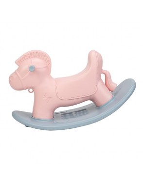 High Quality Plastic Cute Rocking Horse for Kids gift Pink Color