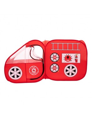 Fire Engine Design Folding Portable Playpen Tent Play Yard Red