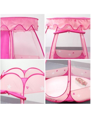 Kid Outdoor Indoor Princess Play Tent Playhouse Ball Tent Pink