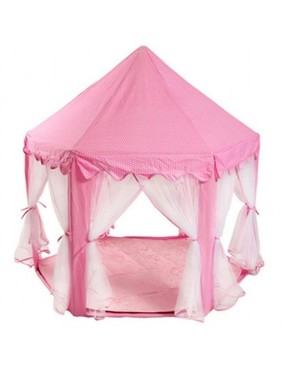 Princess Castle Play House Large Outdoor Kids Play Tent for Girls Pink