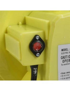 [US-W]110V-120V 60Hz 6.2A 680W PE Engineering Plastic Shell Air Blower US Plug Yellow