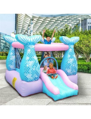 Details about  Inflatable Bounce House Child Kids Jumper Castle Safe Slide Blower Carry Bag