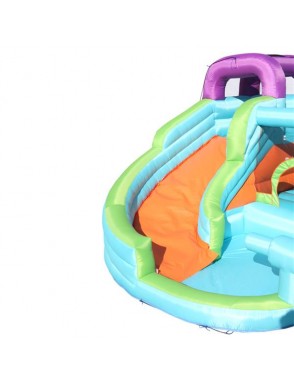 New Inflatable Bounce House, Slide Bouncer with Pool Area ,Climbing Wall, Large Jumping Area