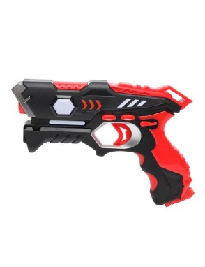 [US-W]LEADZM Laser Gun Small 4 Pack (Red / Blue / Green / Orange)   4 Vests (Red / Blue / Green / Orange)